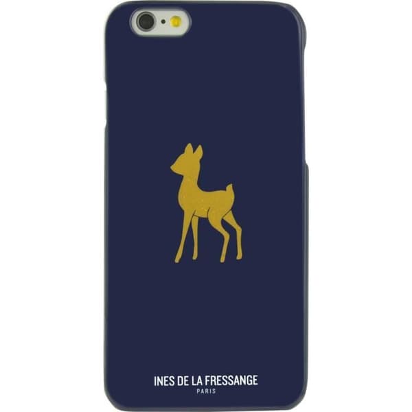 Telefoncase - INES DE LA FRESSANGE - Iphone 6 / 6S - Rådjursmönster - Glitter - Mjuk