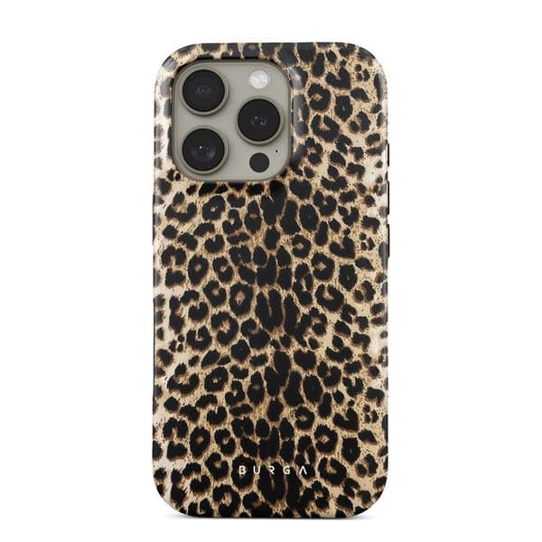 Stöttålig Coque Kompatibel med MagSafe Qi Qi2 iPhone 16 Pro Burga Brun