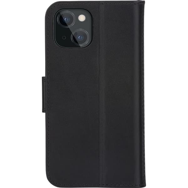 Foliofodral i läder för iPhone 13 Ställfunktion Skydd Elegant Praktisk DBRAMANTE1928 Svart
