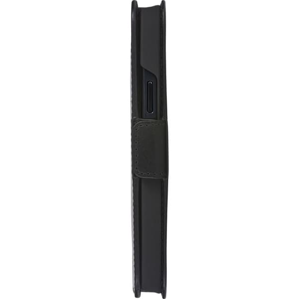 Foliofodral i läder för iPhone 13 Ställfunktion Skydd Elegant Praktisk DBRAMANTE1928 Svart