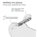 Miniatyrbild 3 av 5: Coque för Samsung Galaxy A36 5G/A56 5G Snygg i TPU Anti-gulning BigBen Connected Transparent