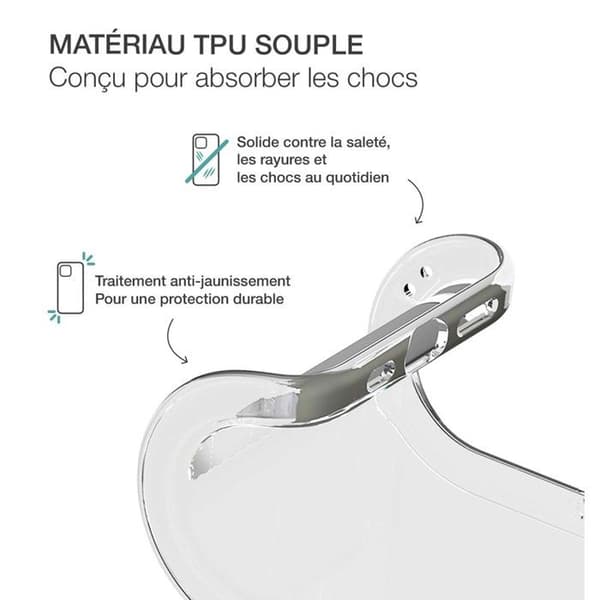 Coque för Samsung Galaxy A36 5G/A56 5G Snygg i TPU Anti-gulning BigBen Connected Transparent