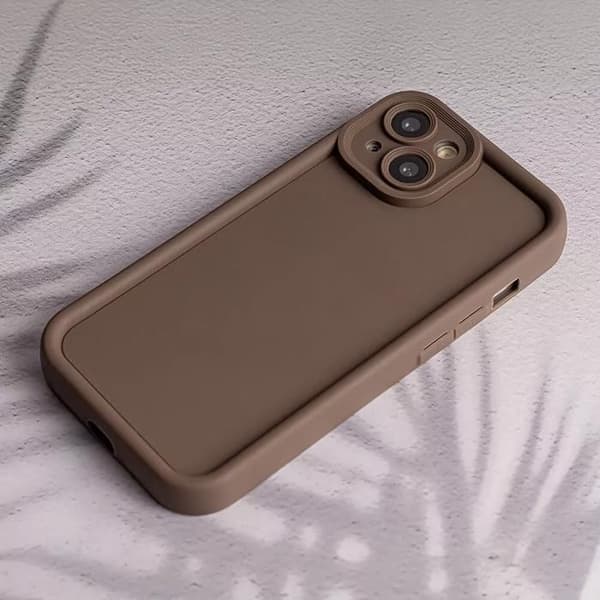 Coque för Samsung Galaxy A36 5G / A56 5G - Etui Housse Coque Silikon Skydd TPU Brun