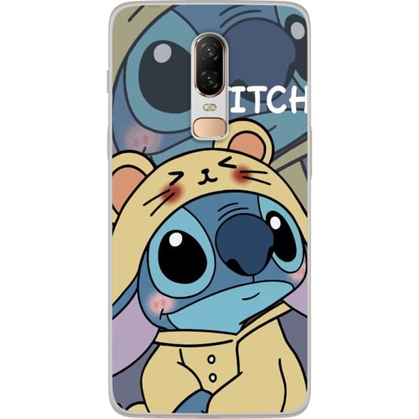 OnePlus 6 Genomskinligt Skal Stitch