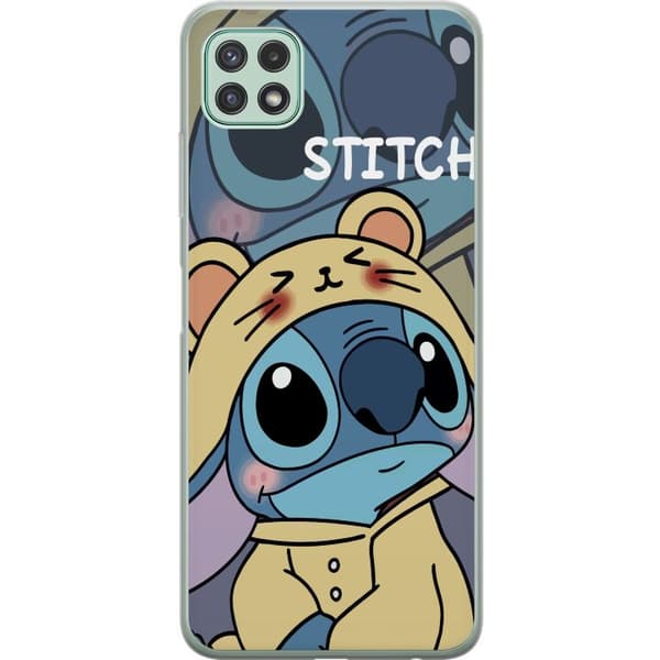 Samsung Galaxy A22 5G Genomskinligt Skal Stitch