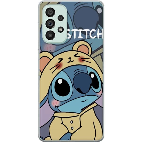 Samsung Galaxy A73 5G Genomskinligt Skal Stitch