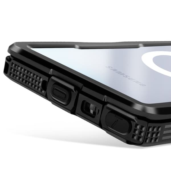 Heltäckande vattentät MagSafe-skal för Samsung Galaxy S25 Ultra Redpepper Transparent