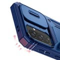 Miniatyrbild 3 av 5: Coque för Samsung Galaxy A56 med magnetisk ring, kameraskydd, blå