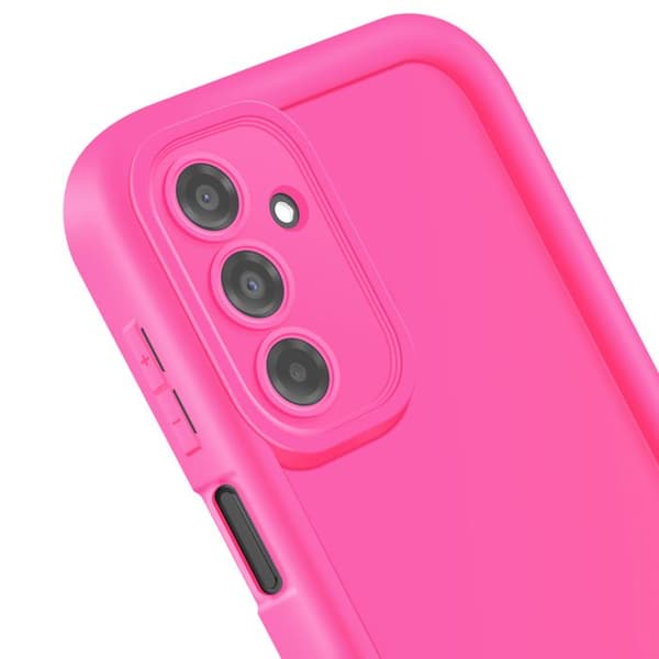 Skyddsfodral för Samsung Galaxy A26 Silikon Mjuk Beröring Upphöjda Kanter Fuchsia