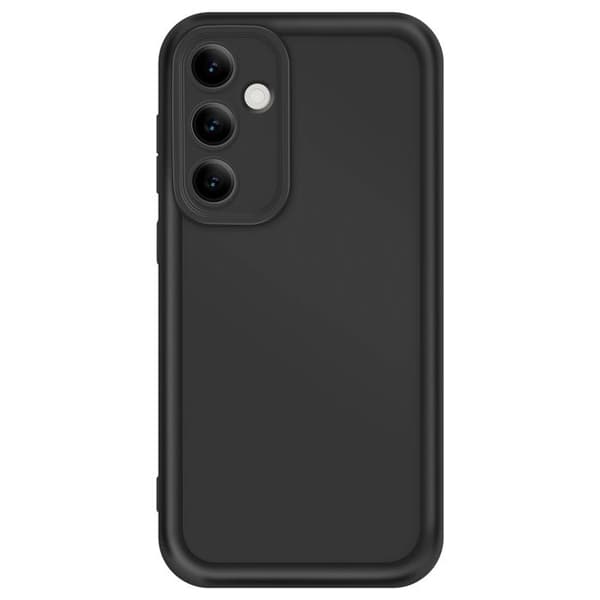 Coque för Samsung Galaxy S23 FE Soft Touch Med Höjda Kanter Svart