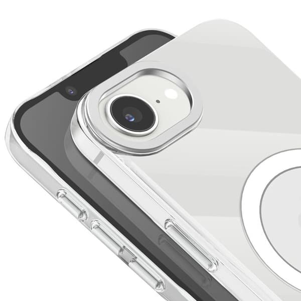 Coque för iPhone 16e MagSafe Anti-repor Decoded Svart Transparent