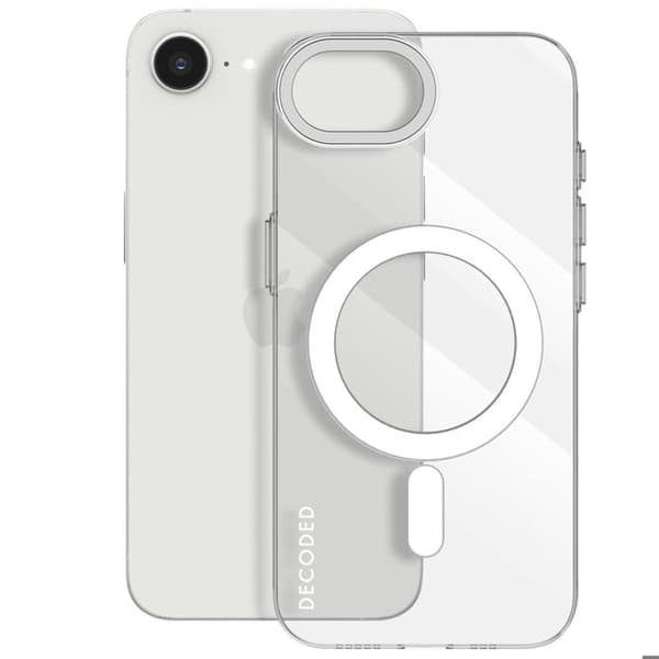 Coque för iPhone 16e MagSafe Anti-repor Decoded Svart Transparent