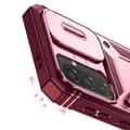 Miniatyrbild 3 av 5: Skyddsfodral för Samsung Galaxy A56 med magnetring för kameraskydd Bordeaux