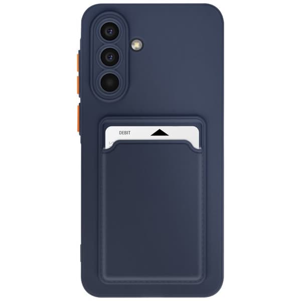 Fodral för Samsung Galaxy A56 Korthållare Mjuk Anti-prickar Mörkblå
