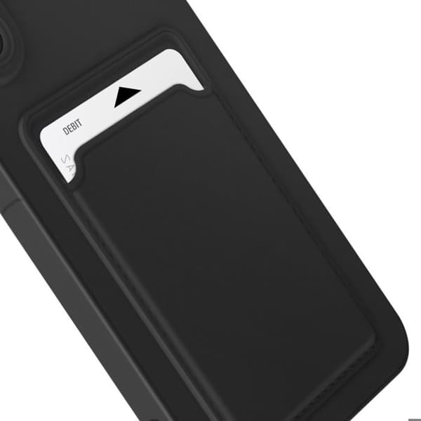 Coque för Samsung Galaxy A56 Kortfodral Flexibelt Spårfri Svart
