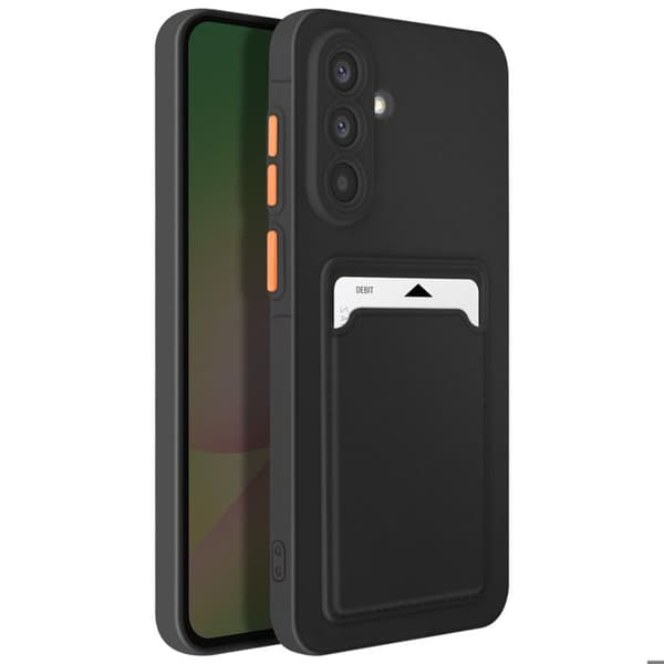 Coque för Samsung Galaxy A56 Kortfodral Flexibelt Spårfri Svart