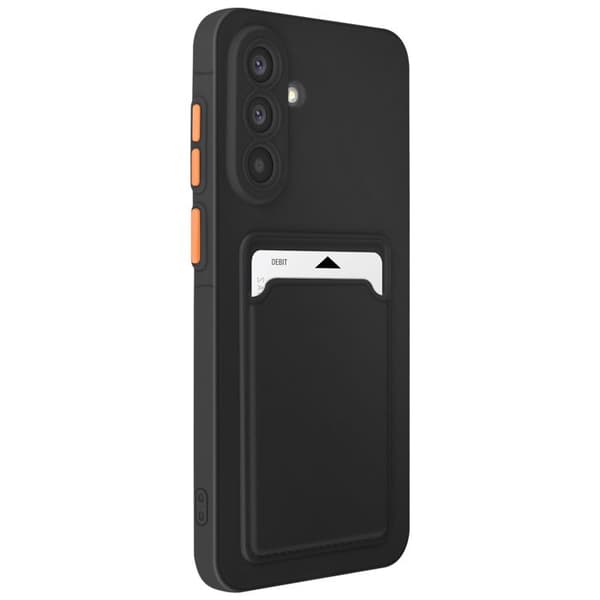 Coque för Samsung Galaxy A56 Kortfodral Flexibelt Spårfri Svart