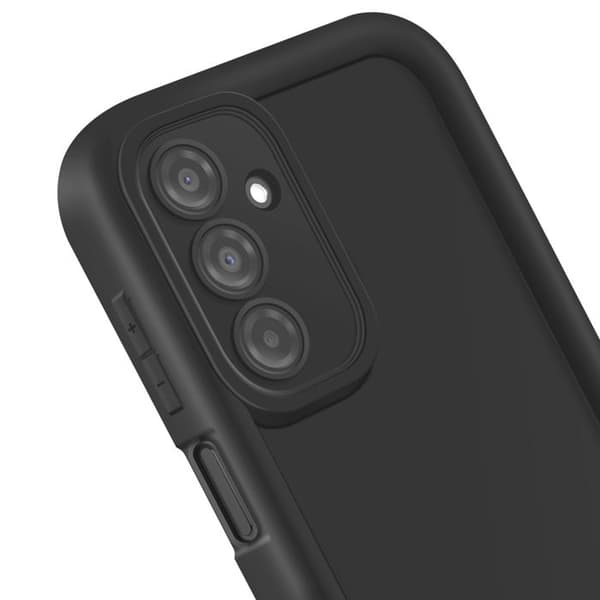 Coque för Samsung Galaxy A26 Silikon Soft Touch Höjda Kanter Svart