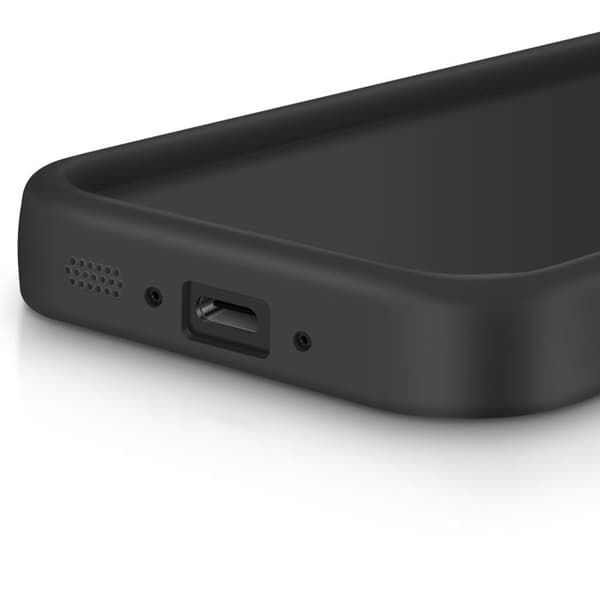 Coque för Samsung Galaxy A26 Silikon Soft Touch Höjda Kanter Svart