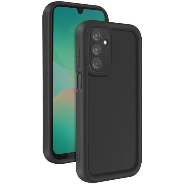 Coque för Samsung Galaxy A26 Silikon Soft Touch Höjda Kanter Svart