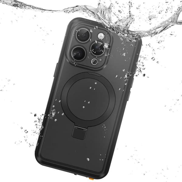 Coque för iPhone 16 Pro MagSafe Helvattentät IP68 Redpepper Svart