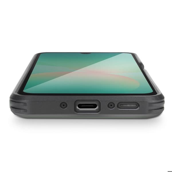Coque för Samsung Galaxy A26 med ringstöd och kameraöverdrag i mörkgrön