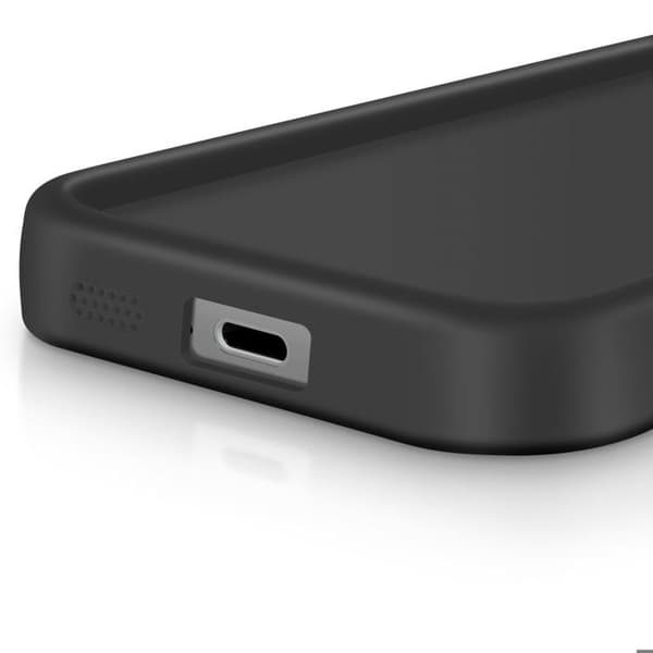Skyddsfodral för Samsung Galaxy S24 FE Mjuk Beröring Med Upphöjda Kanter Svart