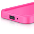 Miniatyrbild 4 av 5: Coque för Samsung Galaxy A16 Silikon Soft Touch Med Upphöjda Kanter Fuchsia