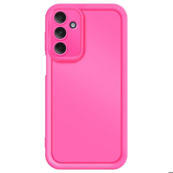 Coque för Samsung Galaxy A16 Silikon Soft Touch Med Upphöjda Kanter Fuchsia
