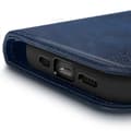 Miniatyrbild 5 av 5: Etui för iPhone 16e Mönster Glad Katt Plånbok och Ställ Blå Natt