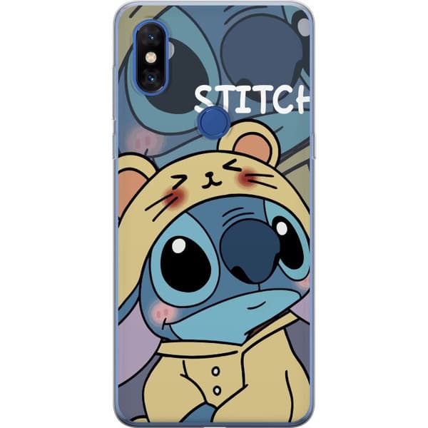Xiaomi Mi Mix 3 Genomskinligt Skal Stitch