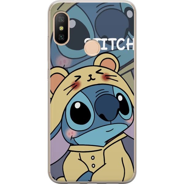 Xiaomi Redmi 6 Pro Genomskinligt Skal Stitch
