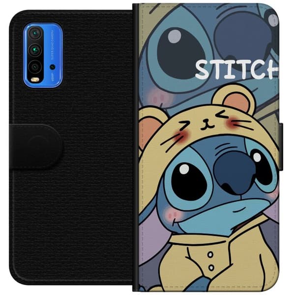 Xiaomi Redmi Note 9 4G Plånboksfodral Stitch