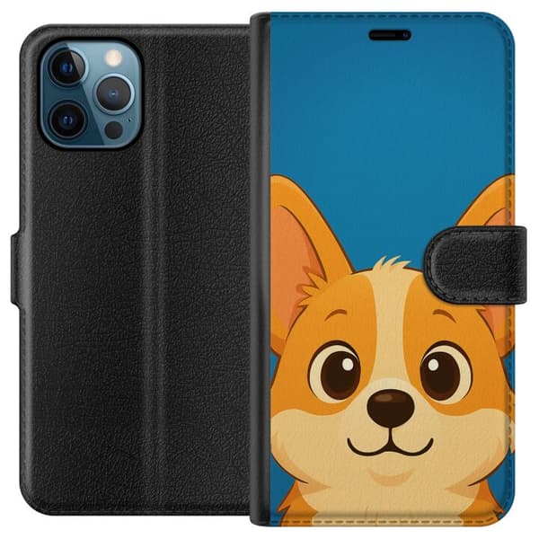 Apple iPhone 12 Pro Tegnebogsetui Hello Corgi