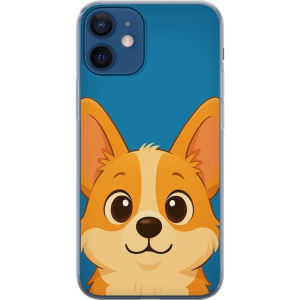 Apple iPhone 12 mini Gjennomsiktig deksel Hello Corgi