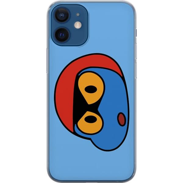 Apple iPhone 12 mini Gjennomsiktig deksel Bold Bot Head