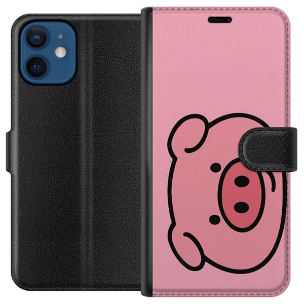 Apple iPhone 12  Plånboksfodral Kawaii Piggy