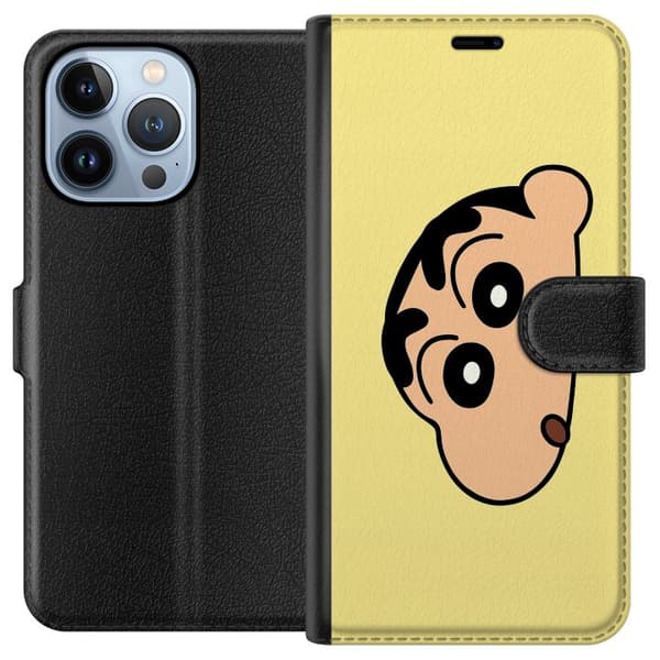Apple iPhone 13 Pro Tegnebogsetui Peeking Shinchan