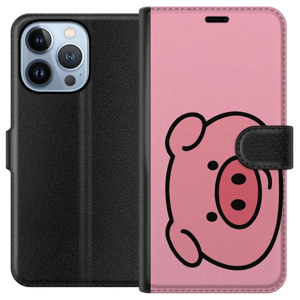 Apple iPhone 13 Pro Tegnebogsetui Kawaii Piggy