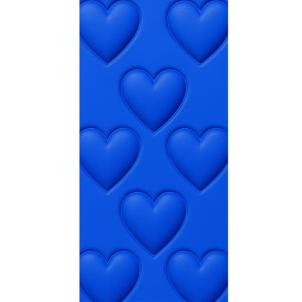 Apple iPhone 13 Pro Tegnebogsetui Blå Hjerter