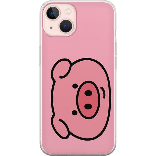 Apple iPhone 13 mini Läpinäkyvä kuori Kawaii Piggy