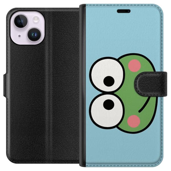 Apple iPhone 14 Tegnebogsetui Keroppi Smile