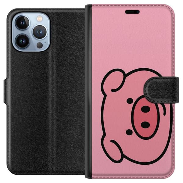 Apple iPhone 13 Pro Max Lommeboketui Kawaii Piggy