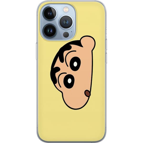 Apple iPhone 13 Pro Genomskinligt Skal Peeking Shinchan