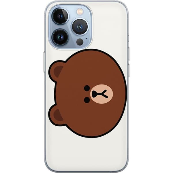 Apple iPhone 13 Pro Gjennomsiktig deksel line friends brown
