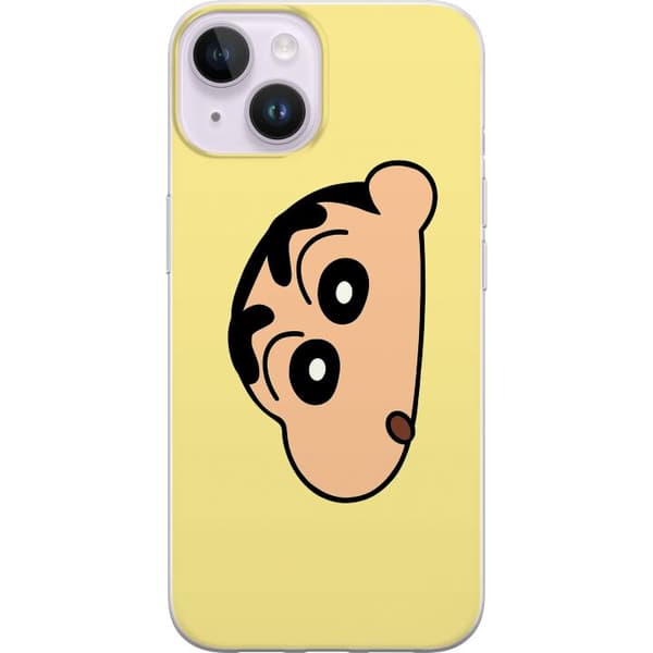 Apple iPhone 14 Plus Gennemsigtig cover Peeking Shinchan