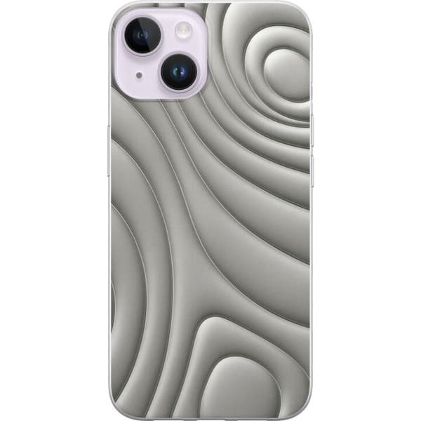 Apple iPhone 14 Plus Gennemsigtig cover Sølvbølger