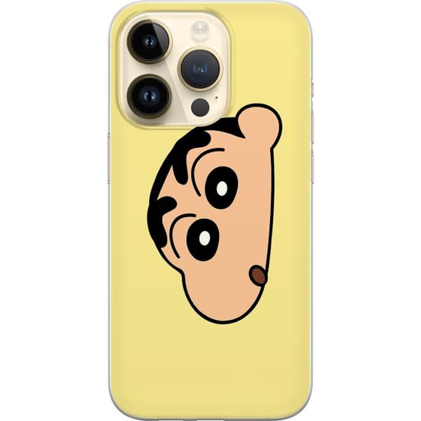 Apple iPhone 14 Pro Gennemsigtig cover Peeking Shinchan