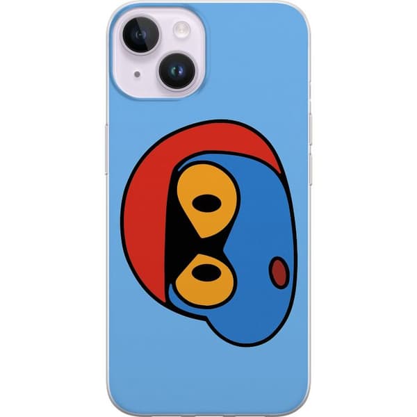 Apple iPhone 14 Genomskinligt Skal Bold Bot Head