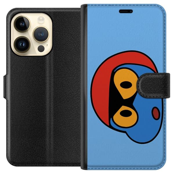 Apple iPhone 15 Pro Lompakkokotelo Bold Bot Head